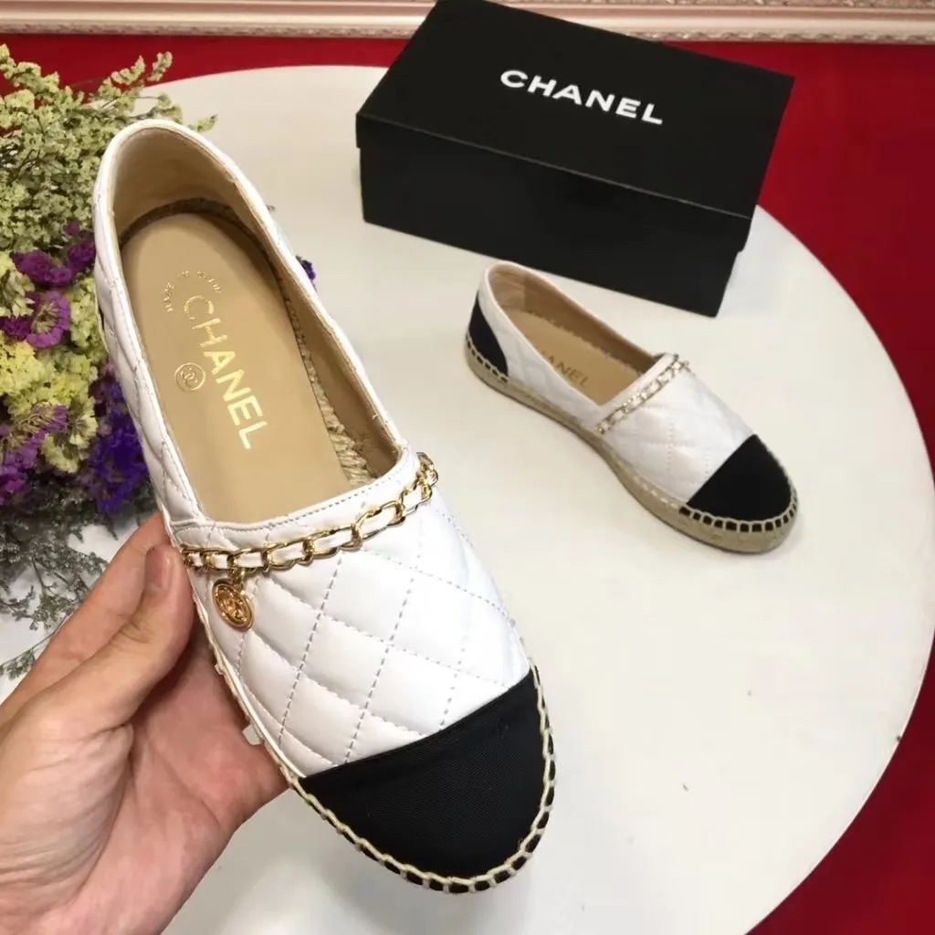 👟👟Ex-factory price 480👟👟 Size: 35-40🌹 🌈🌈[CHANEL Chanel] full range of fisherman shoes... The top version is welcome to compare with all the experts👟👟👟👟 (cloth, leather, lace, sequined) Wool mixed surface)💋💋The lining is made of original sheepskin (the hemp rope bottom and the rubber bottom are integrated) The 100-needle hemp rope is very thorough👍👍...High-quality customization🆚Purchasing agent source‼ ️ The popularity of fishermen’s shoes, I believe everyone who knows the goods knows that people on Earth/Mars are showing off their silk threads one after another💝💝 34-40 (41 and 42 can be customized and non-returnable) standard size 🎁Supporting packaging